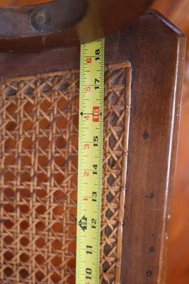 Mahogany and Cane Rocking Chair
