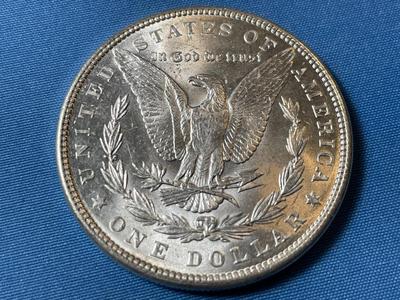 1889-P UNCIRCULATED CONDITION MORGAN SILVER DOLLAR (COIN #14).