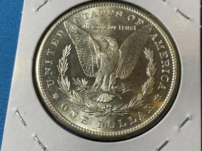 1881-S UNCIRCULATED CONDITION MORGAN SILVER DOLLAR (COIN #16).