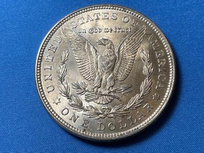 1921-P UNCIRCULATED CONDITION MORGAN SILVER DOLLAR (COIN #25).