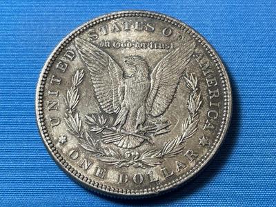 1884-P SLIDER UNCIRCULATED CONDITION TONED MORGAN SILVER DOLLAR (COIN #29).