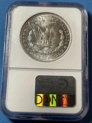 NGC CERTIFIED 1882-O MS61 GRADED MORGAN SILVER DOLLAR AS PICTURED.