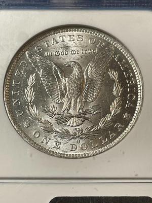 NGC CERTIFIED 1882-O MS61 GRADED MORGAN SILVER DOLLAR AS PICTURED.