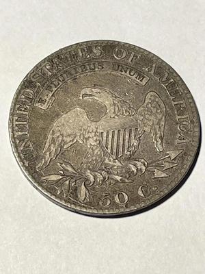 Double Profile 1823 Capped Bust Half Dollar as Pictured Preowned from an Estate.
