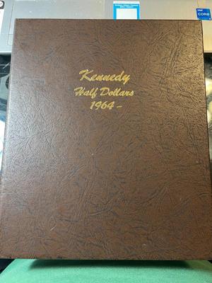 Complete Kennedy Half Dollar Set Uncirculated from 1964-2019 P & D Mintmarks in a Classic Dansco Album as Pictured. No Proof Coins.