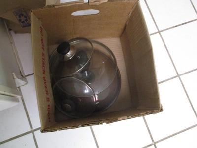 Vision Glass Pot Anchor Hocking Mixing Bowls Assortment Of Lids (K)