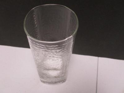 4 - Clear Dimpled Pinch Grip Glasses Tumbler High Ball (K)