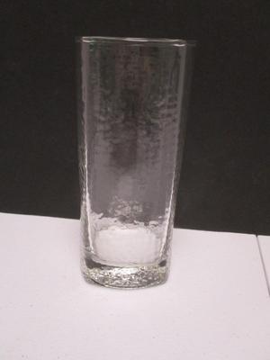 4 - Clear Dimpled Pinch Grip Glasses Tumbler High Ball (K)