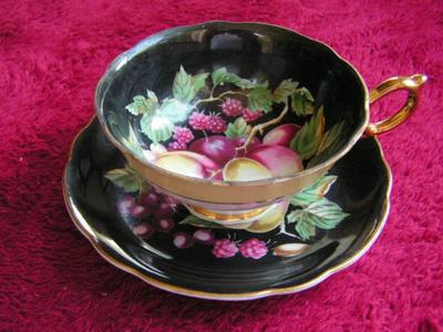 Vintage, Royal Sealy China (Japan) c.mid 20th century, footed teacup & saucer