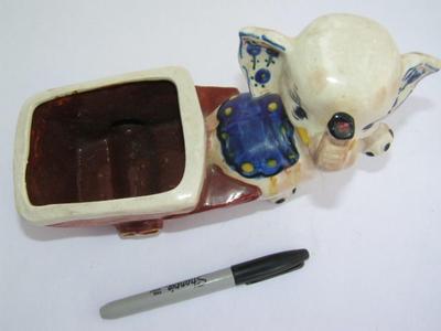 Small decorative flower pot, elephant
