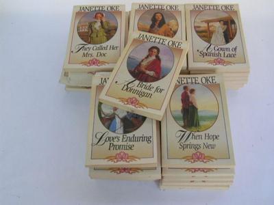 Janette Oke teen girls 10 to 14 y.o., books, paperbacks, 31 in all