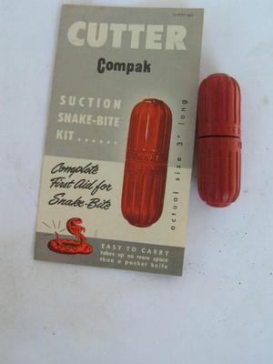 1st aid supplies in vintage Western Auto tackle box