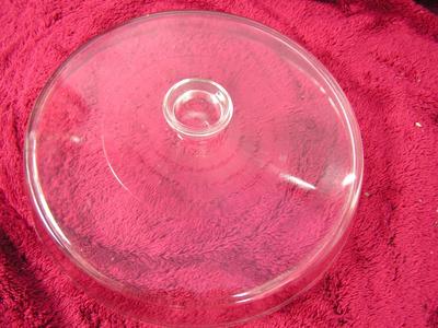 Ovenware glass lid, about 10"