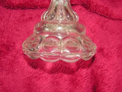 Vintage footed cake plate, about 11" dia