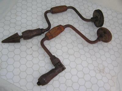 Two old drill braces