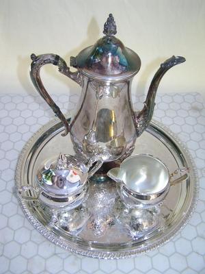 Server set, plated, unknown