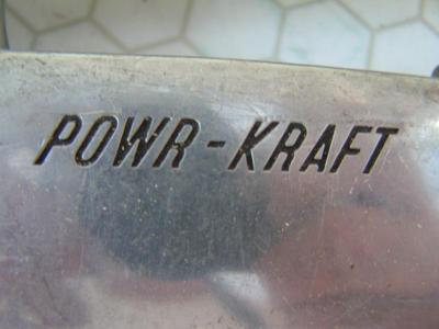 POWR-KRAFT sabre/jig saw. ALL metal alloy body.