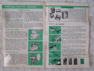 “Powered Hand Tools” CRAFTSMAN handbook, illustrated. Copyright 1959