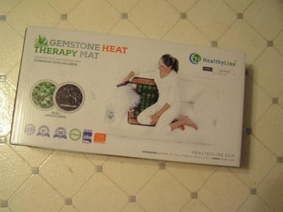 Gemstone Heat Therapy Mat, in original box.