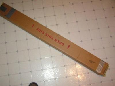 Slide/movie projection screen, “Radiant” brand Pioneer model, 40"x40".