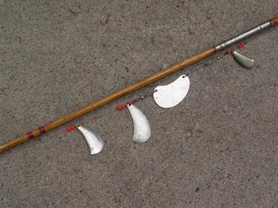 Vintage custom dry fly rod, 94" overall, 2 piece rod,