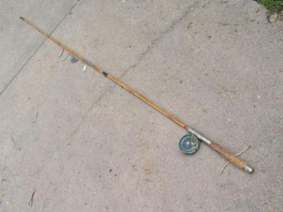 Vintage custom dry fly rod, 94" overall, 2 piece rod,