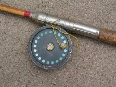 Vintage custom dry fly rod, 94" overall, 2 piece rod,