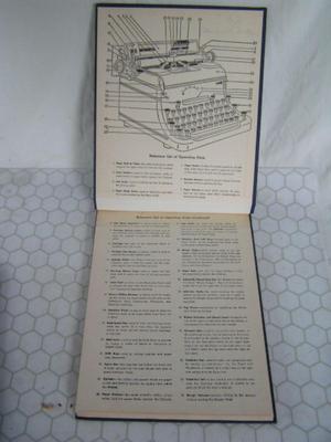 Vintage “College Typing, Second Edition” course study book, 1 of 2