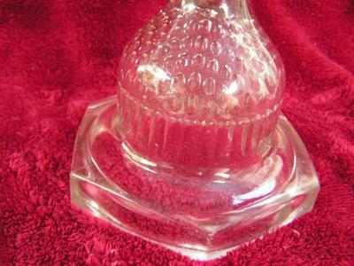 Unique antique: Kerosene lamp, likely from the late 1800s.