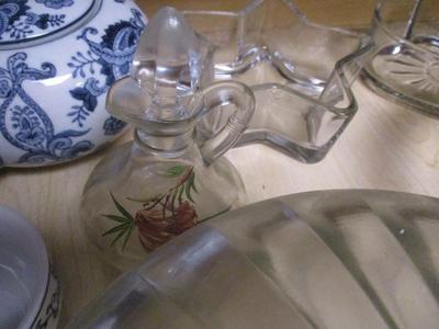 Cheese Dish Pier 1 Tea Set Calvin Klein Silhouette Exclusivite "Chamart" Limoges France (K)