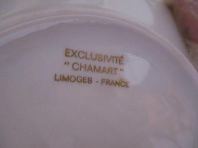 Cheese Dish Pier 1 Tea Set Calvin Klein Silhouette Exclusivite "Chamart" Limoges France (K)