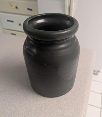Glazed Green Pottery Jar (K)