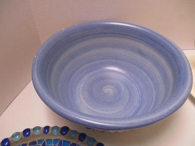 Mikasa Cake Plate Chip Bowl Soup Dish Stained Glass Plate (K)