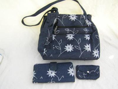 Hand bag and purse 3 pc set