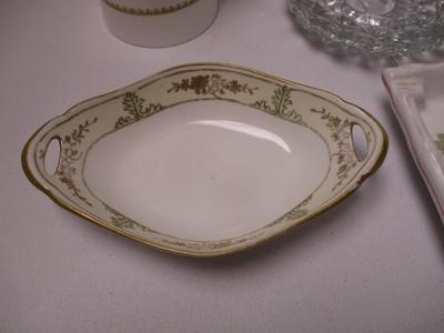 Vintage Dishes Crystal Bowls Hand Painted Nippon Dish Coalpoint Ming Rose Pitcher (K)