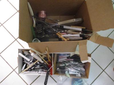 Assortment Of Kitchen Gadgets Japan Queens Court Stainless Silverware & Grill Utensils (K)