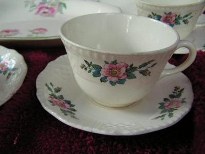 Vintage Homer Laughlin china pattern K23N8 floral design