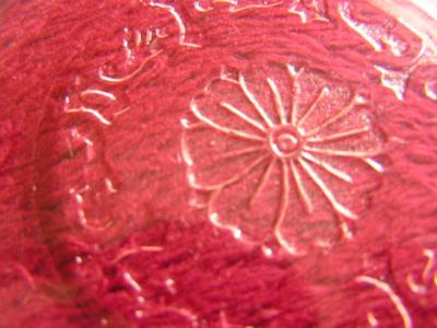 Vintage almost clear glass bread plate, just a hint if pink. Possibly Art Deco