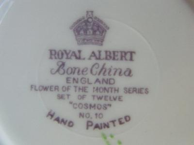 Vintage “Royal Albert” bone china (porcelain) teacup & saucer set.
