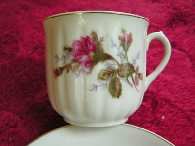 Vintage Royal Crafts Japan porcelain fine china teacup & saucer