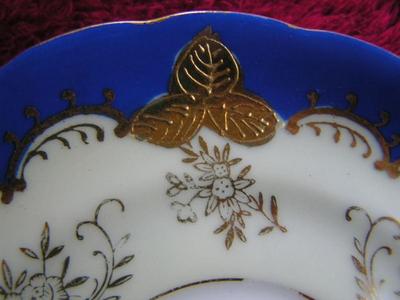 Vintage porcelain teacup & saucer set.