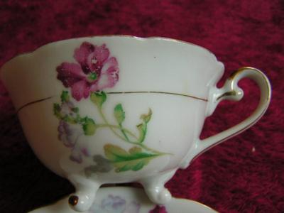 Vintage Ucagco of Japan porcelain teacup & saucer set.