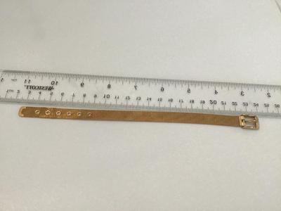 Gold Tone Mesh Bracelet Buckle