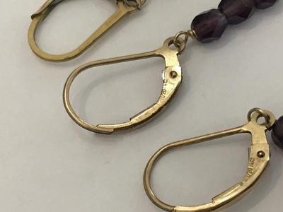 12 K Gold Filled Vintage Earrings Set of 3