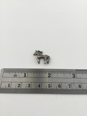 925 marked horse small necklace pendant