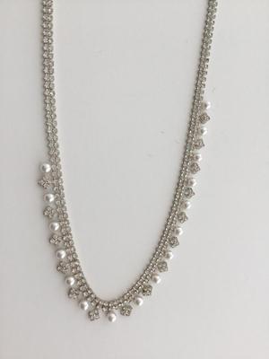 Icing rhinestone collar necklace