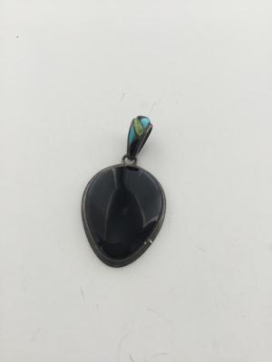 925 black fashion necklace pendant
