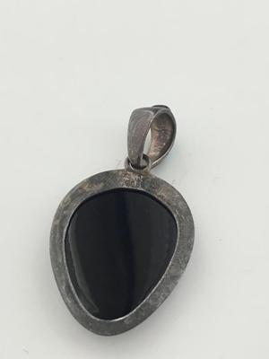 925 black fashion necklace pendant