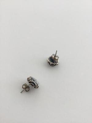 925 marked stud earrings