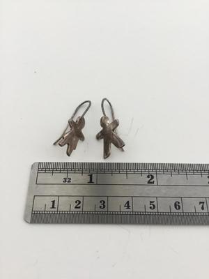 925 marked figurines earrings
